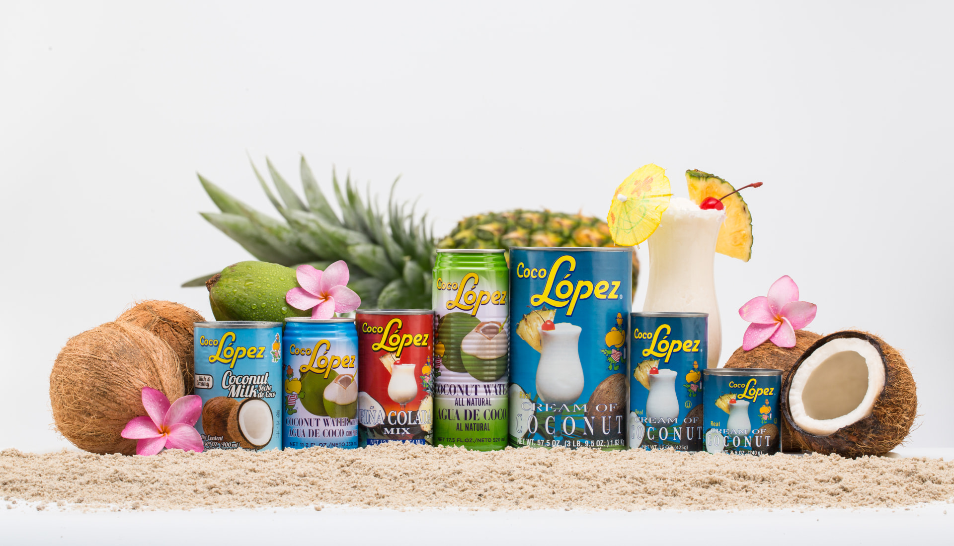 Coco López Cream of Coconut and product range